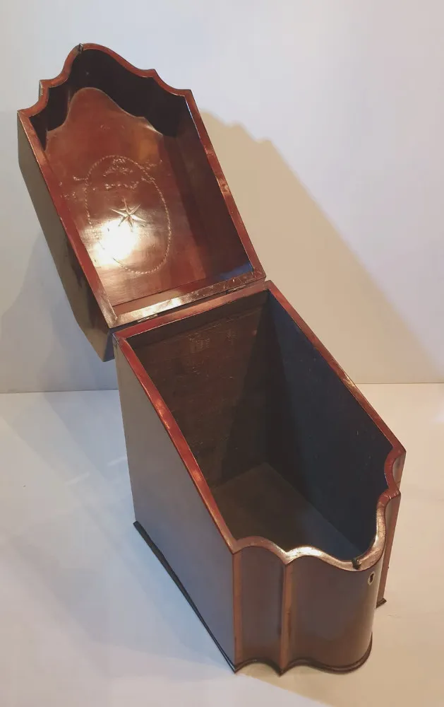 Georgian Inlaid Mahogany Box
