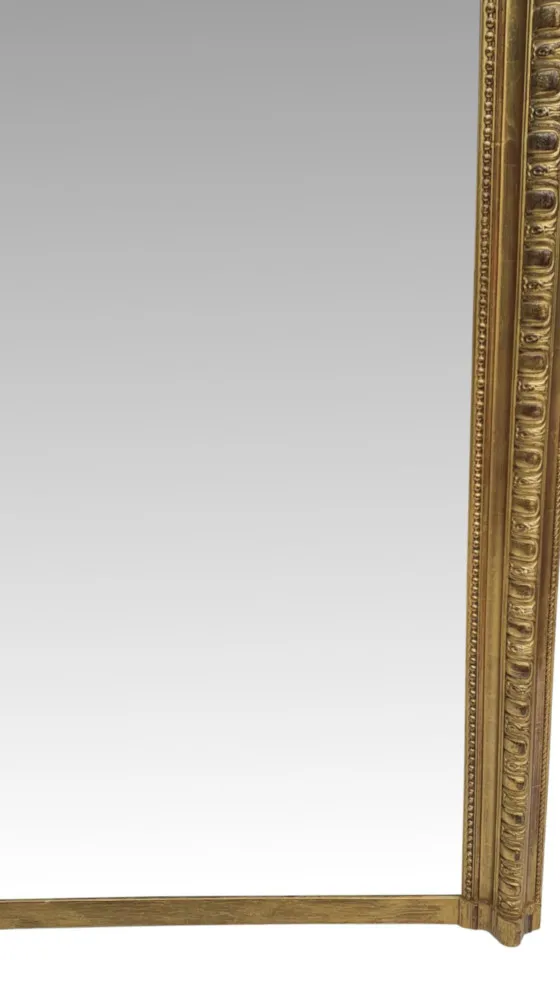 A Superb 19th Century Giltwood Overmantle or Hall Mirror