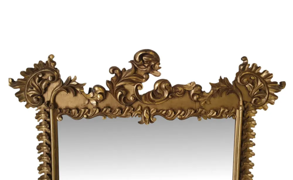 A Very Fine Early 19th Century Irish William IV Giltwood Overmantle Mirror