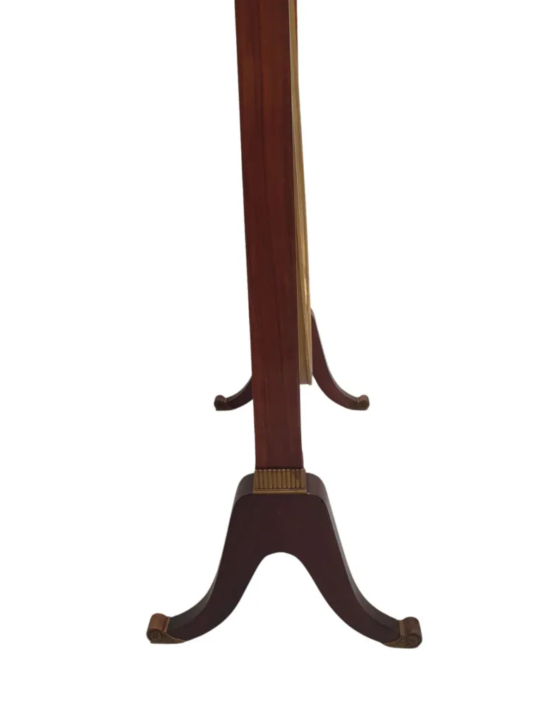  A Very Fine and Unusual Edwardian Rosewood and Giltwood Cheval Mirror 