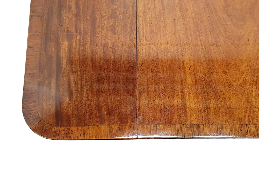 A Very Rare and Fine Irish Georgian Sofa Table Stamped Gillington of Dublin