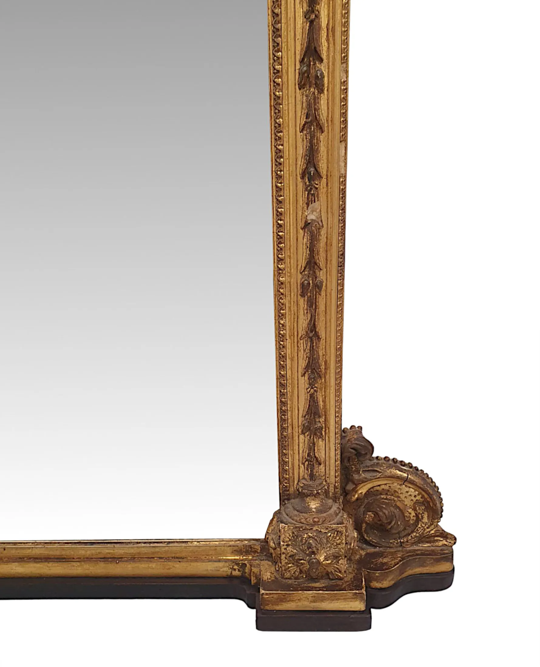  A Fabulous 19th Century Giltwood Pier or Dressing Mirror