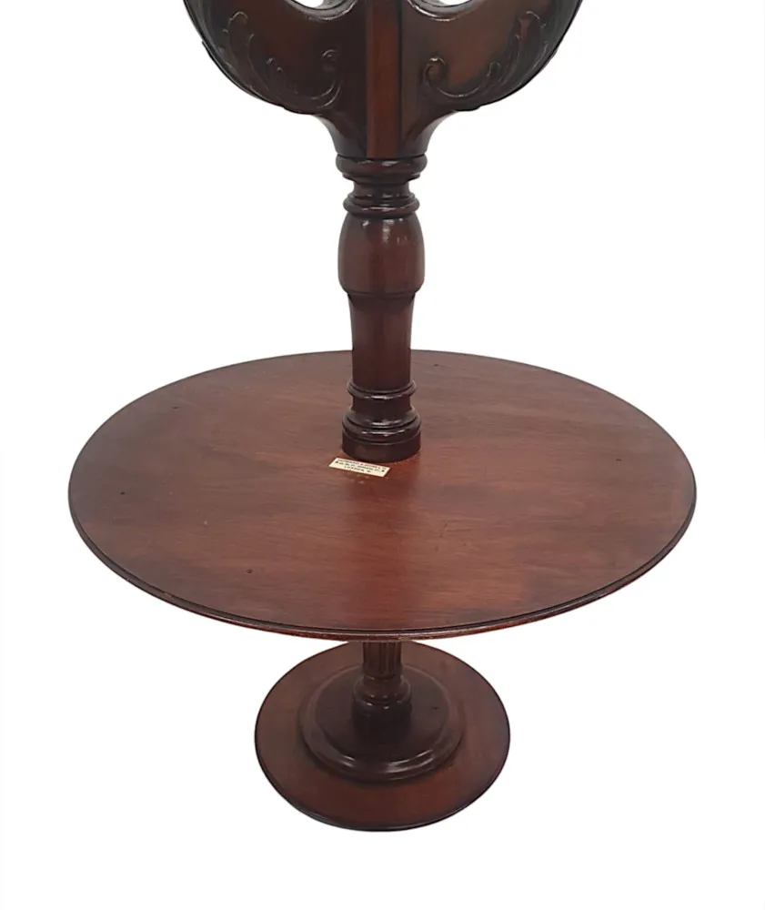  A Very Fine and Rare 19th Century Two Tier Wine or Occasional Table Labelled Howard and Sons