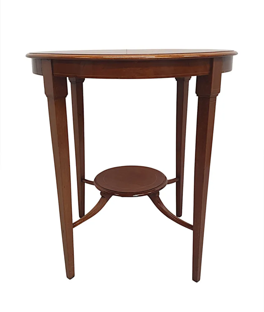 A Fabulous Edwardian Mahogany Occasional or Lamp Table 