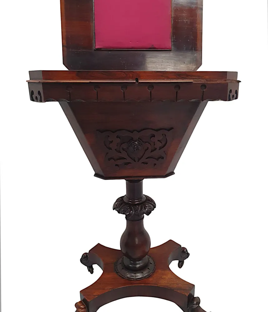 A Very Fine 19th Century Workbox or Occasional Table