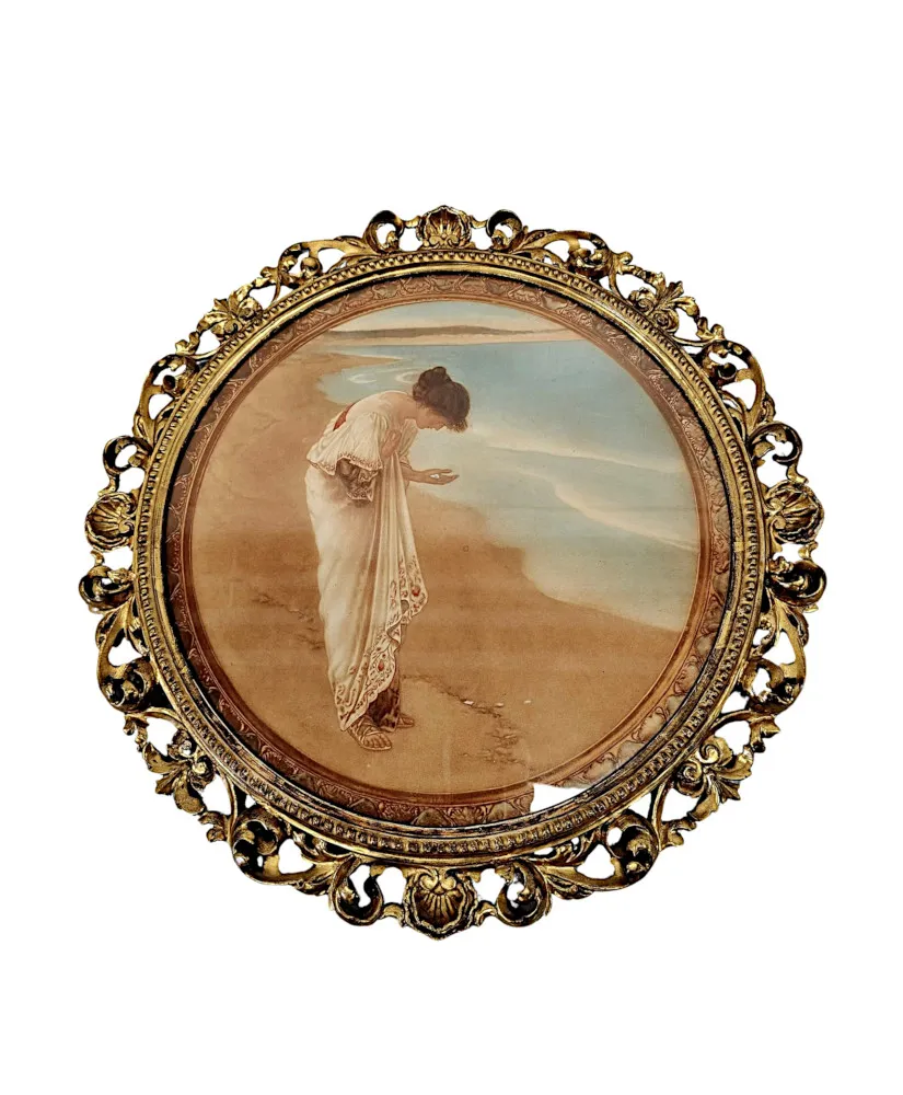  A Gorgeous Pair of 19th Century Giltwood Framed Prints