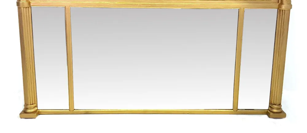 Good Quality 19th Century Gilt Overmantle Mirror