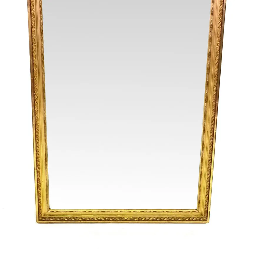Good Quality 19th Century Gilt Hall Mirror (Tall)