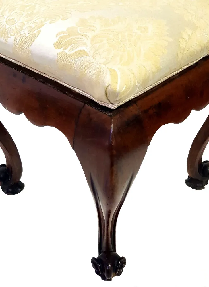 Good Quality Neat Sized 19th Century Fully Restored Rosewood Stool
