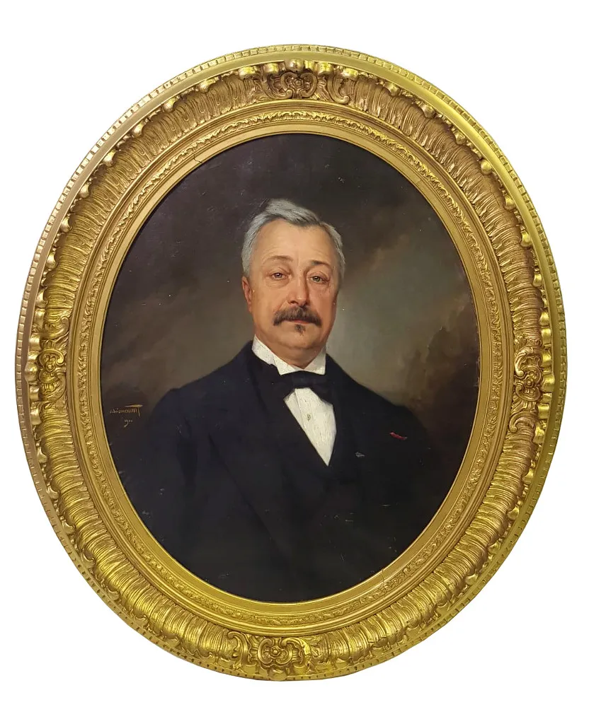 19th Century Pair of Gilt Framed Portraits