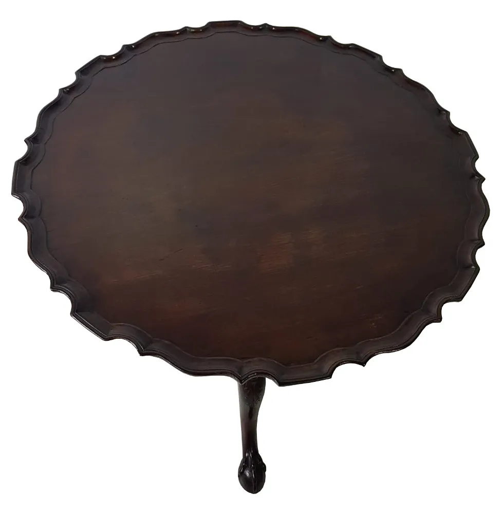 19th Century Mahogany Flip Top Table