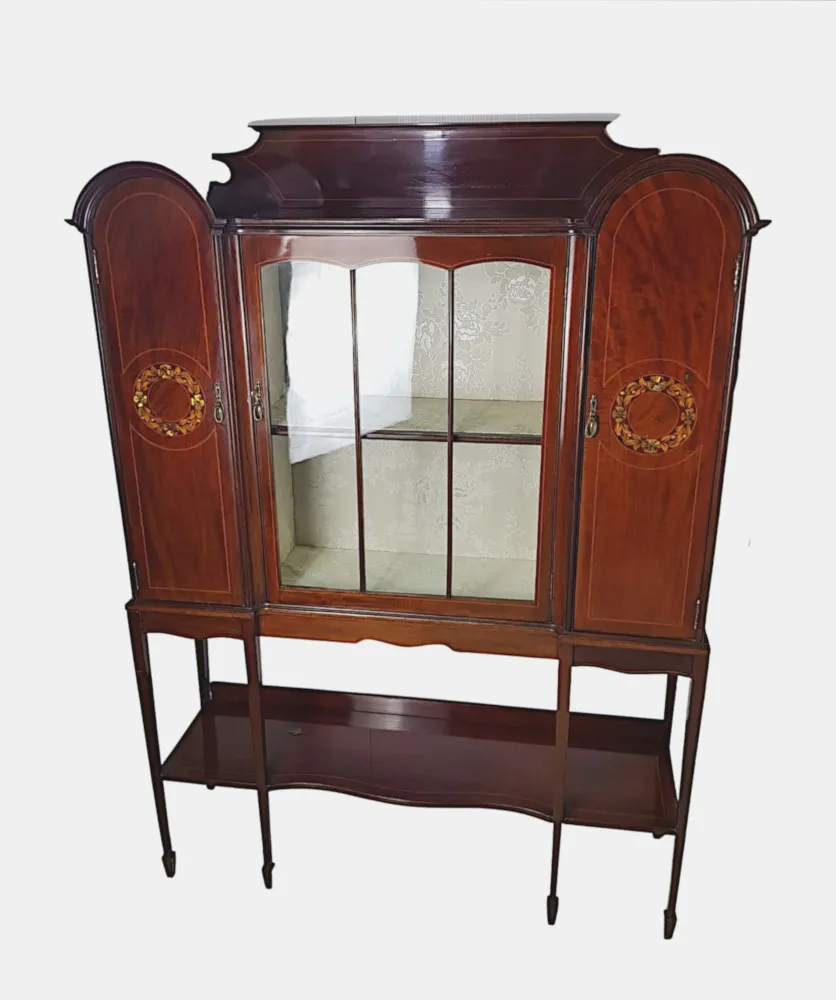 Pair of Edwardian Display Cases