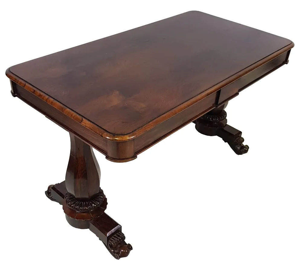 19th Century William IV Library Table