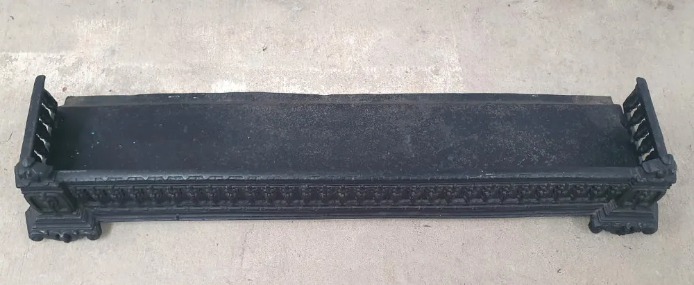 19th Century Cast Iron Fire Fender