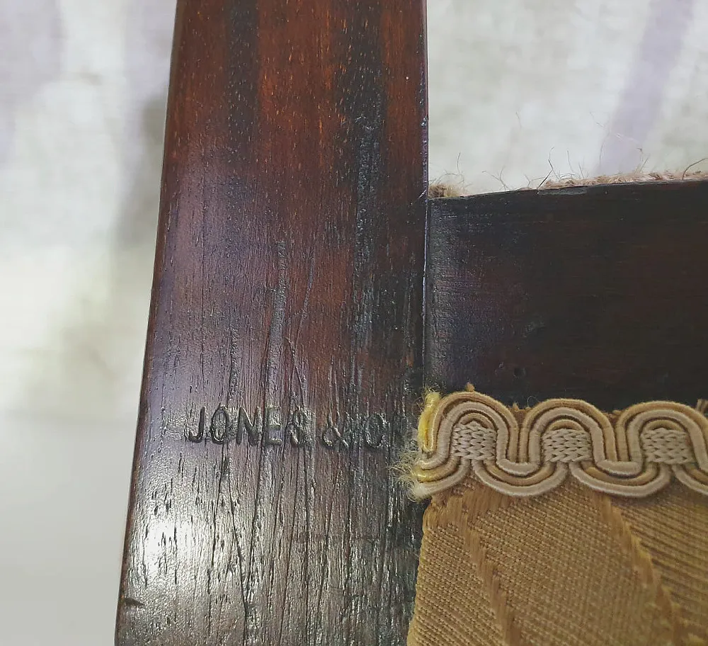 Rare Pair of 19th Century Irish Nursing Chairs