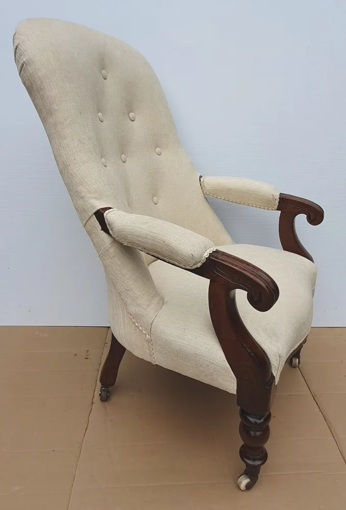  19th Century Mahogany Armchair 