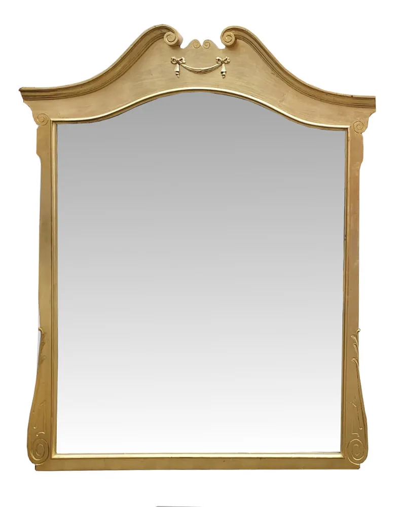 Pair of Late 19th Century Gilt Overmantle Mirrors
