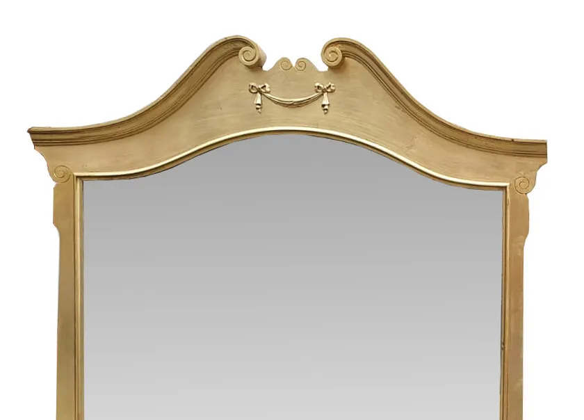 Pair of Late 19th Century Gilt Overmantle Mirrors