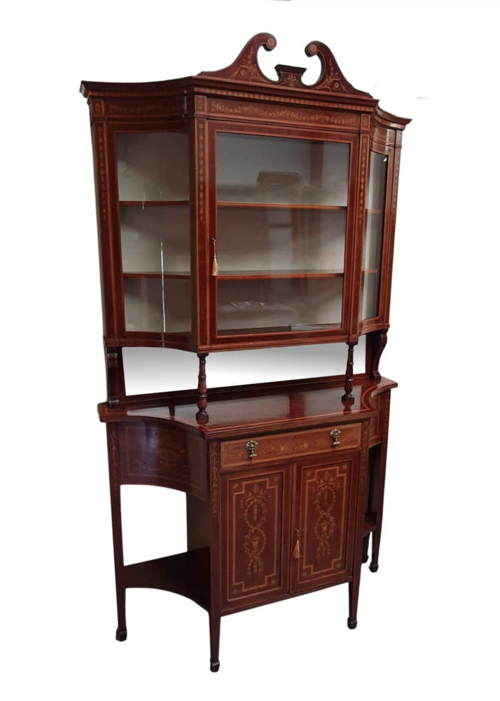 A Very Rare and Fine Edwardian Display Case By Edwards and Roberts London
