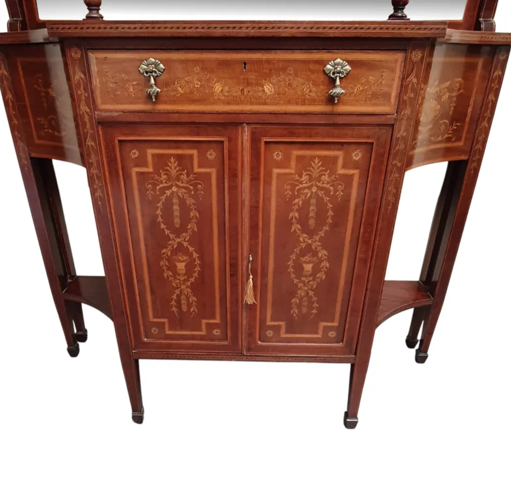 A Very Rare and Fine Edwardian Display Case By Edwards and Roberts London