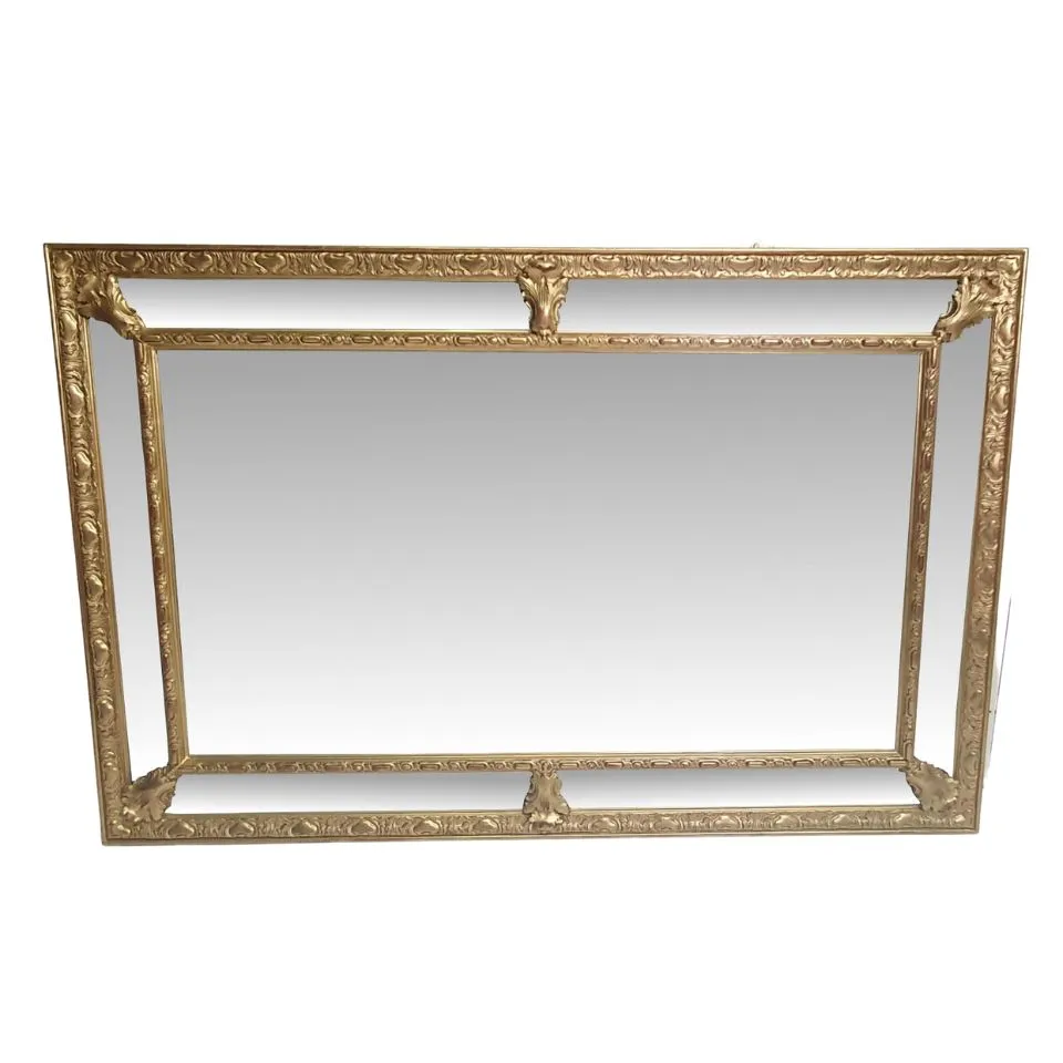 Unusual 19th Century Gilt Framed Mirror