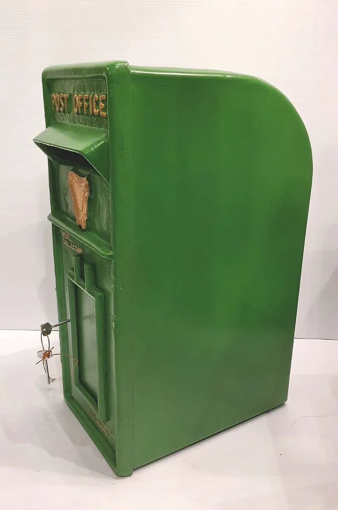 20th Century Irish Metal Postbox