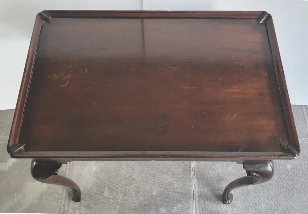 Early 20th Century Irish Mahogany Silver Table