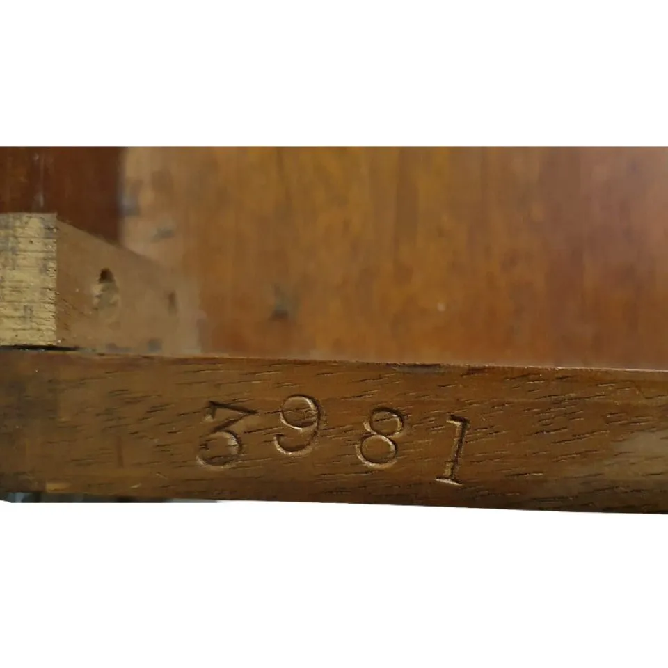 Edwardian Walnut Turnover Leaf Card Table
