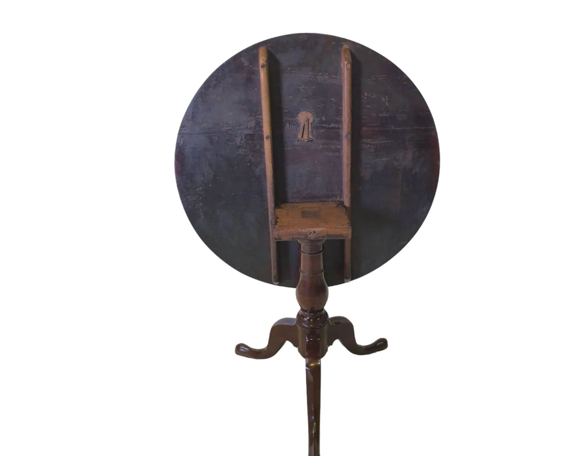 Georgian Mahogany Flip Top Occasional Table