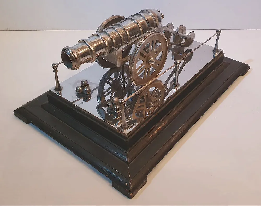20th Century Chrome Model of a Canon 