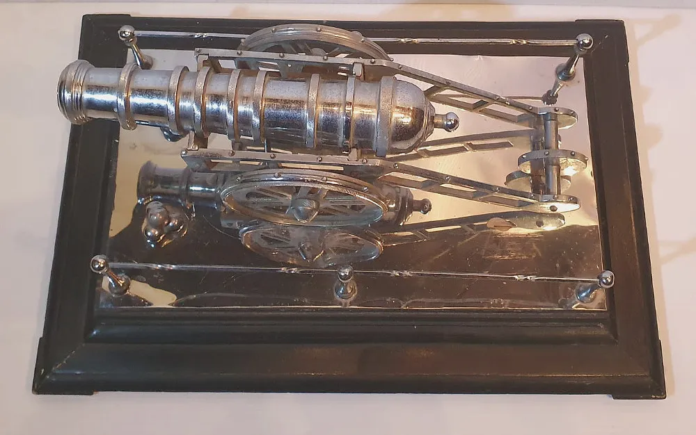 20th Century Chrome Model of a Canon 