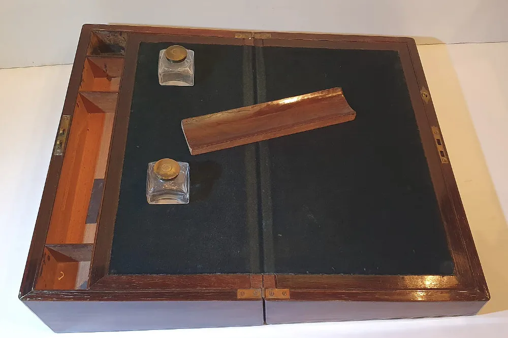 19th Century Rosewood Writing Slope Box
