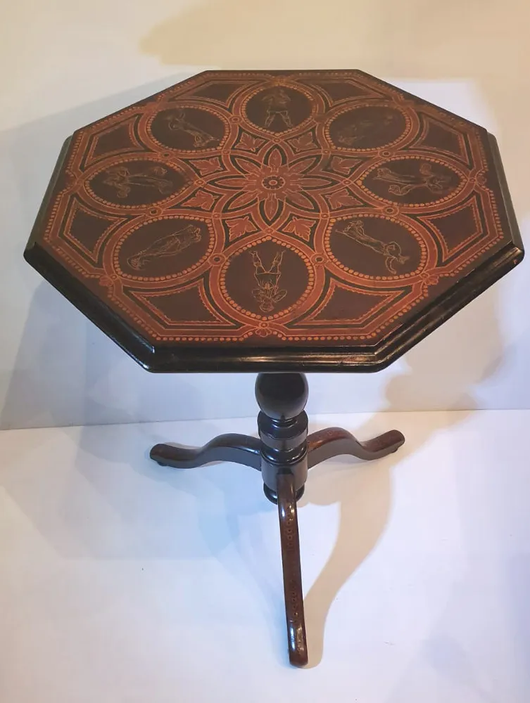  19th Century Hand Painted Occasional Table