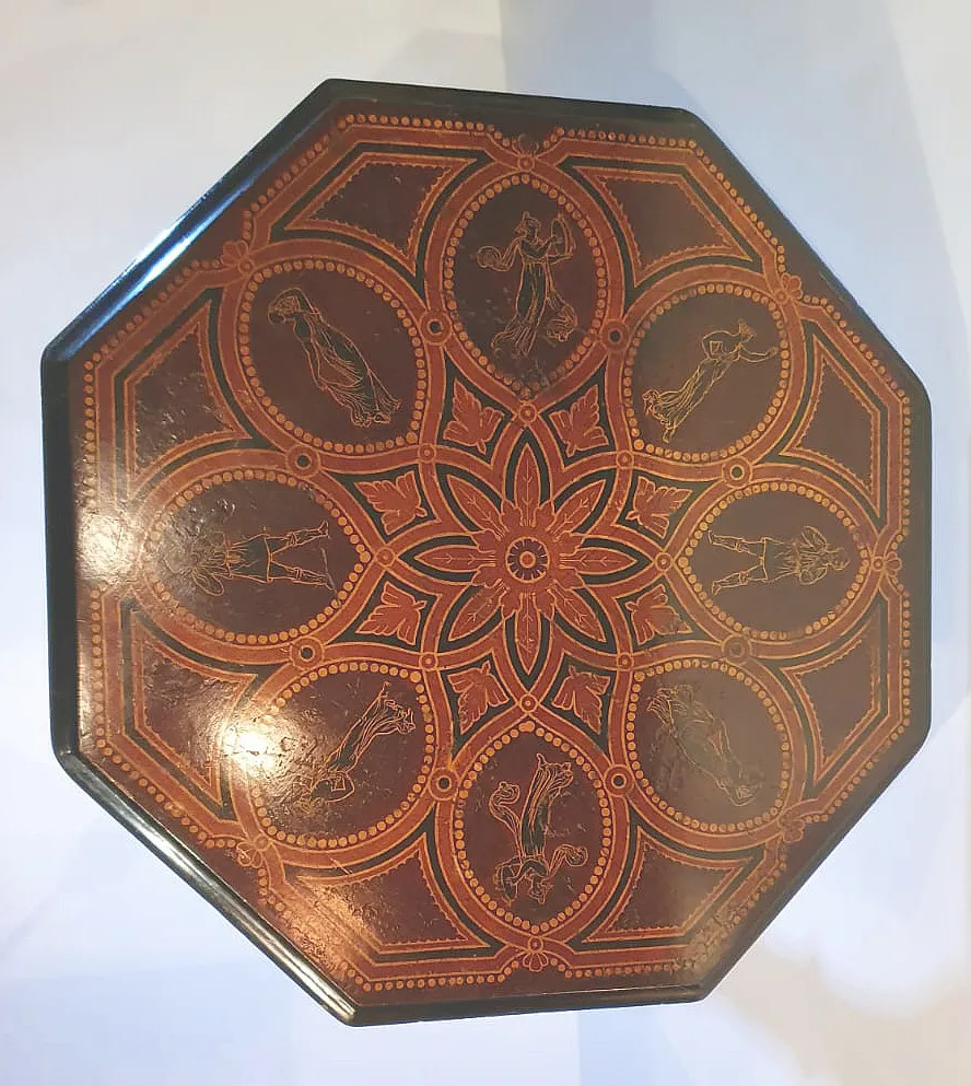  19th Century Hand Painted Occasional Table