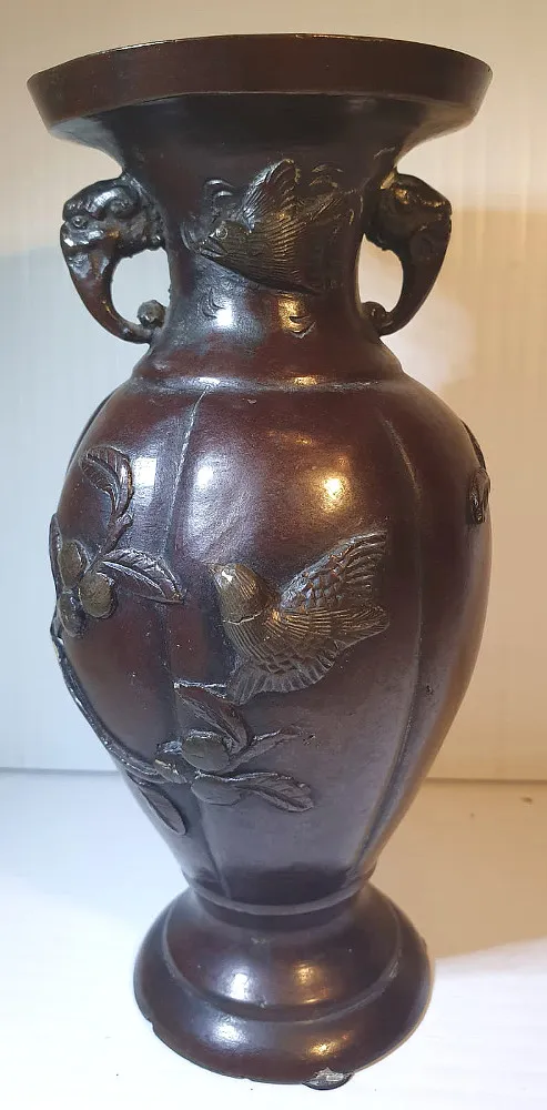 Pair of 19th Century Bronze Vases