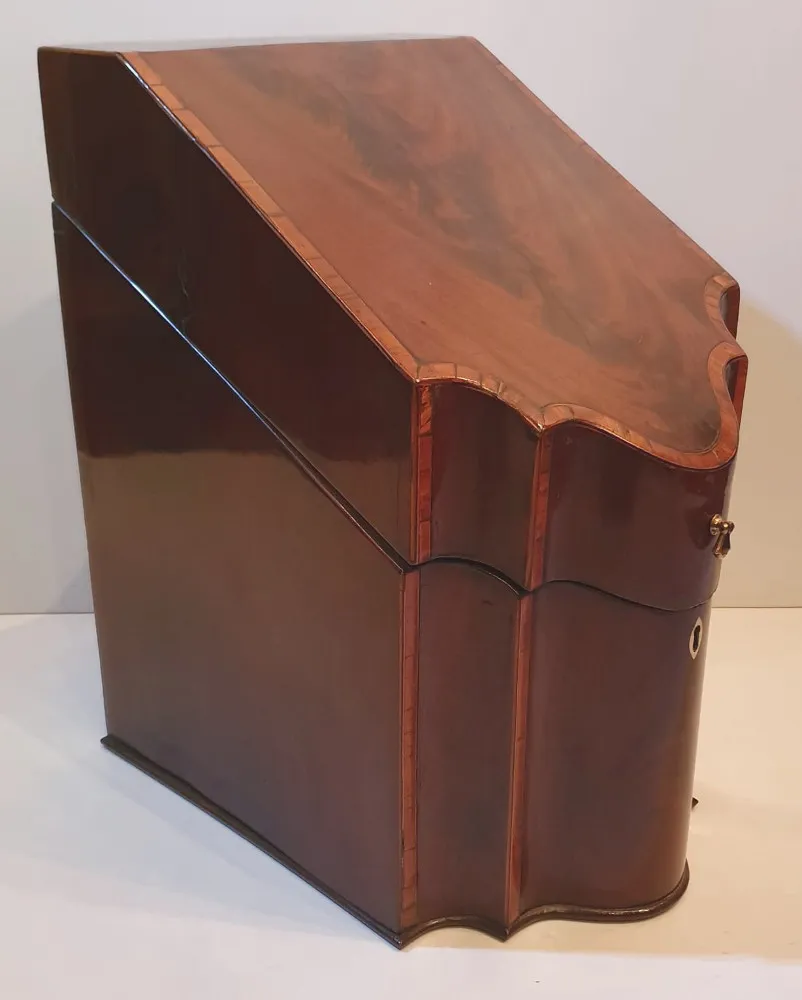 Georgian Inlaid Mahogany Box