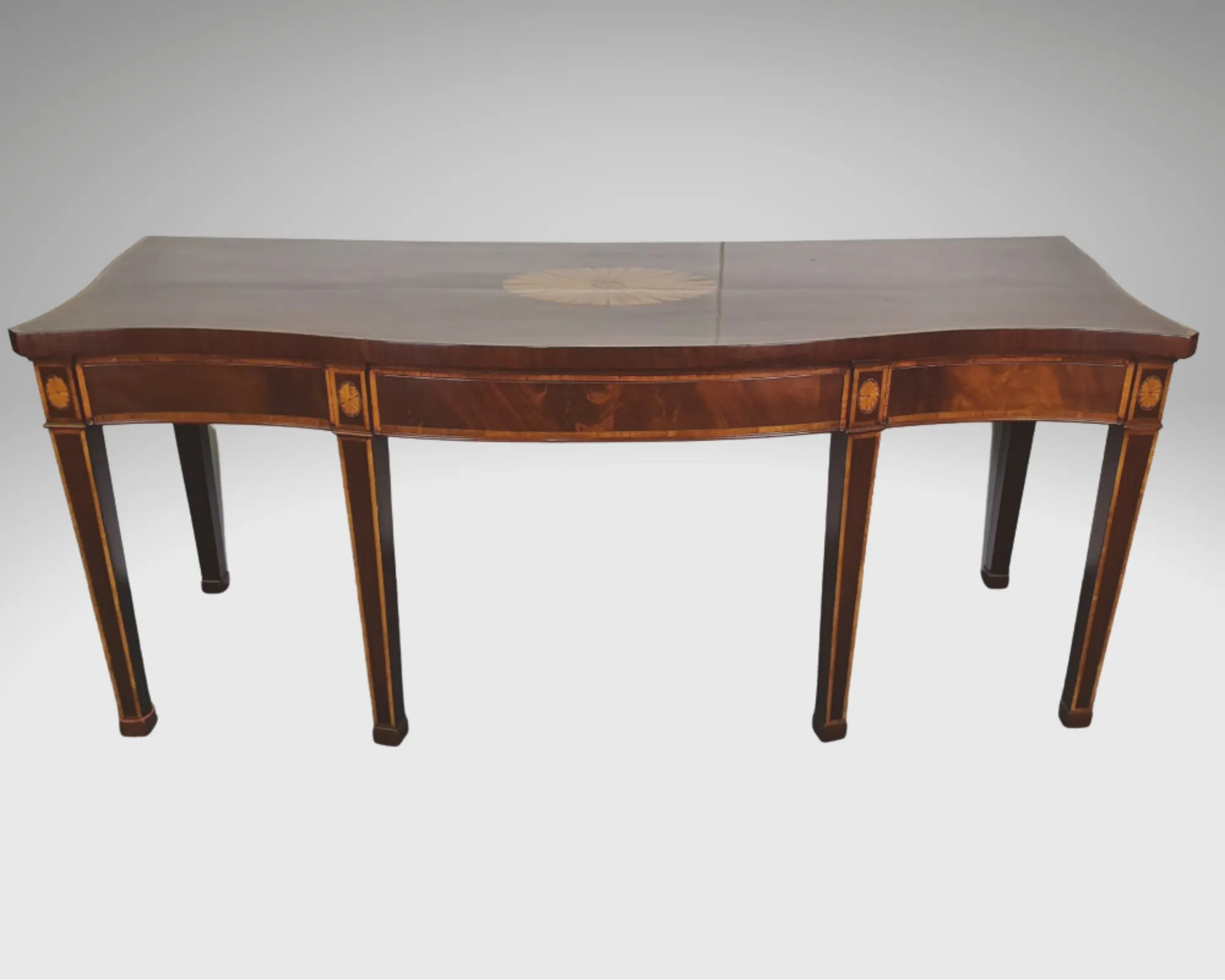 Large Size Georgian Mahogany Console Table