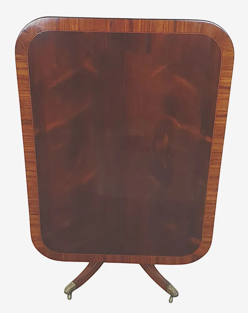 Early 19th Century Regency Rosewood Flip Top Table