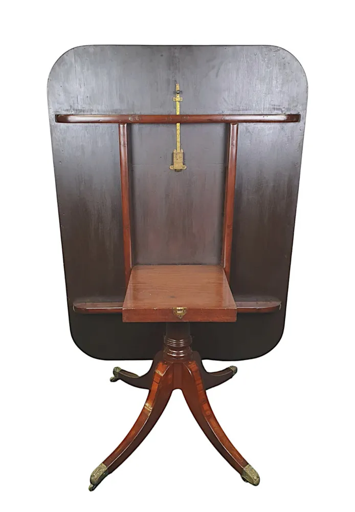 Early 19th Century Regency Rosewood Flip Top Table