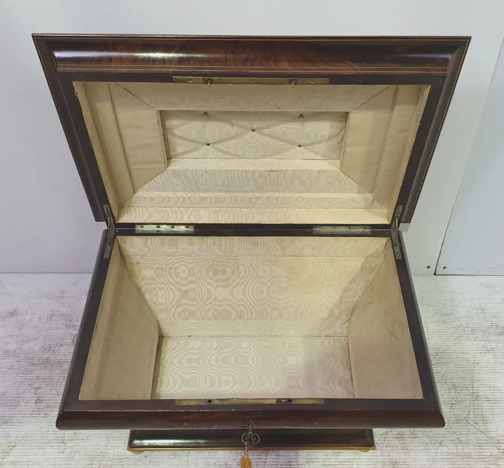 Top Quality Edwardian Inlaid Rosewood Box