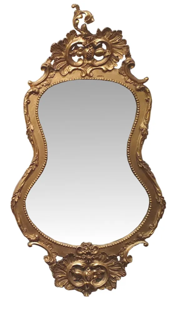 Rare Pair of 19th Century Gilt Mirrors