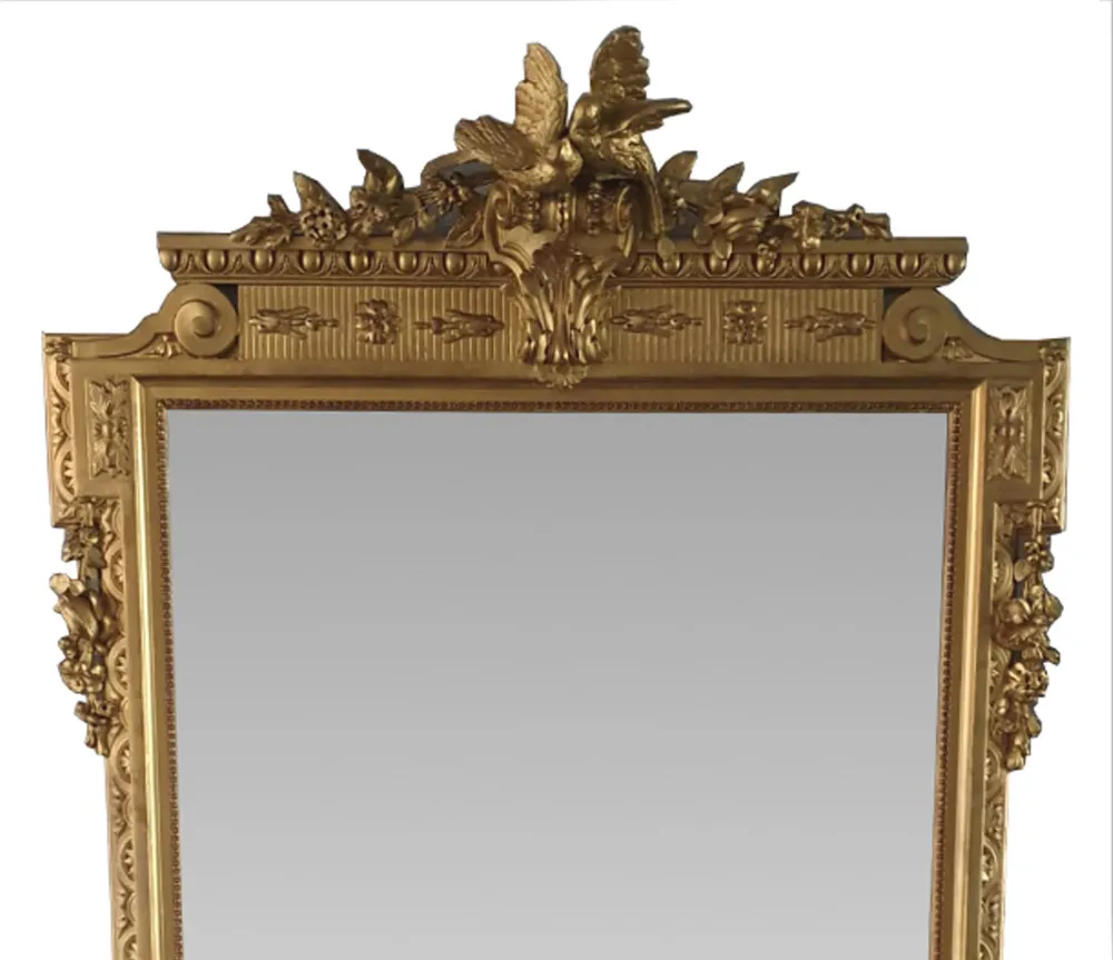 19th Century Gilt Dressing or Hall or Pier Mirror