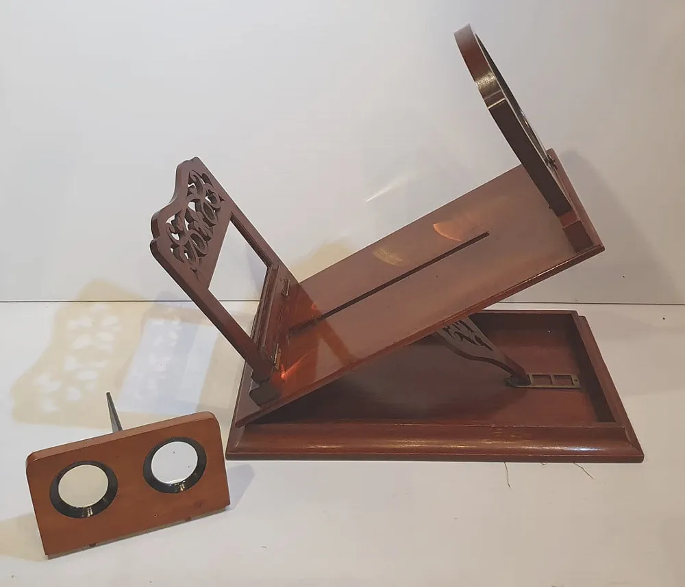 19th Century Mahogany Stereoscope Viewer