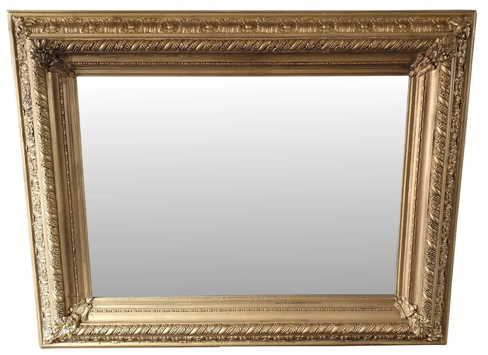 19th Century Gilt Overmantle Mirror 