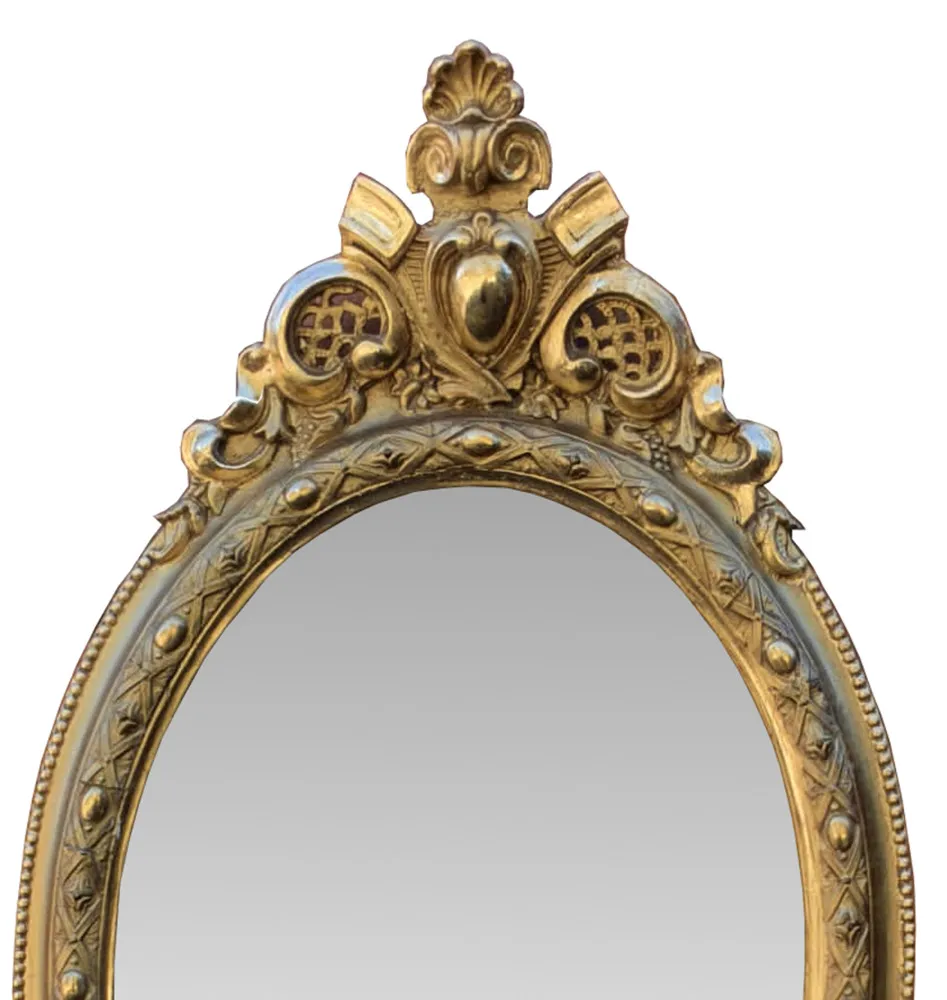 19th Century Gilt Girandole Mirror 