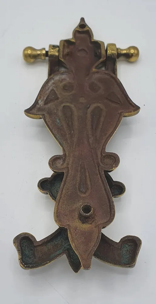 Original Late 19th Century Brass Door Knocker 