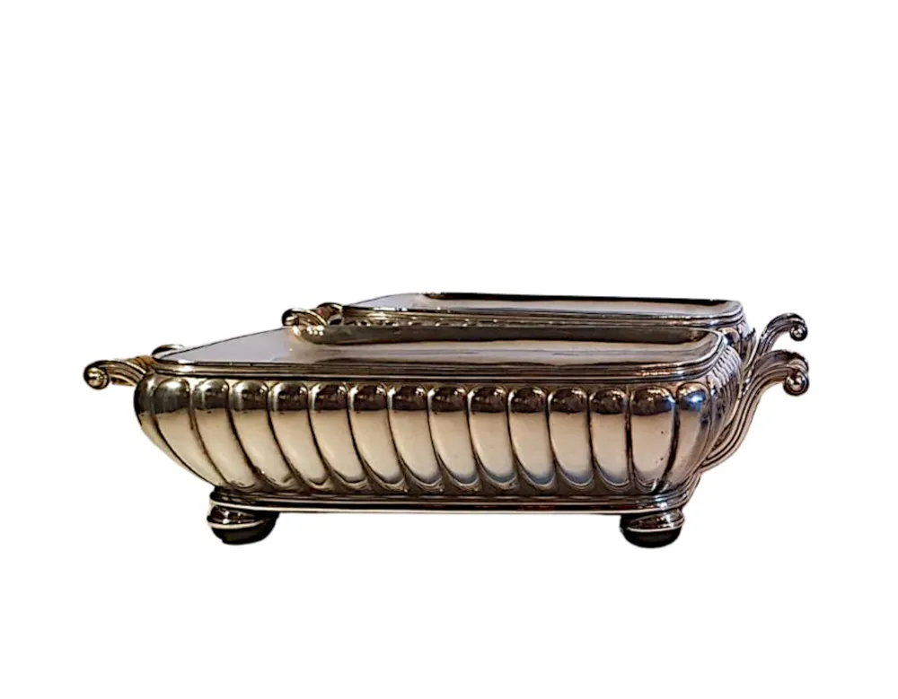 A Rare Set of Two Early 19th Century Silver Plate Food Warmers