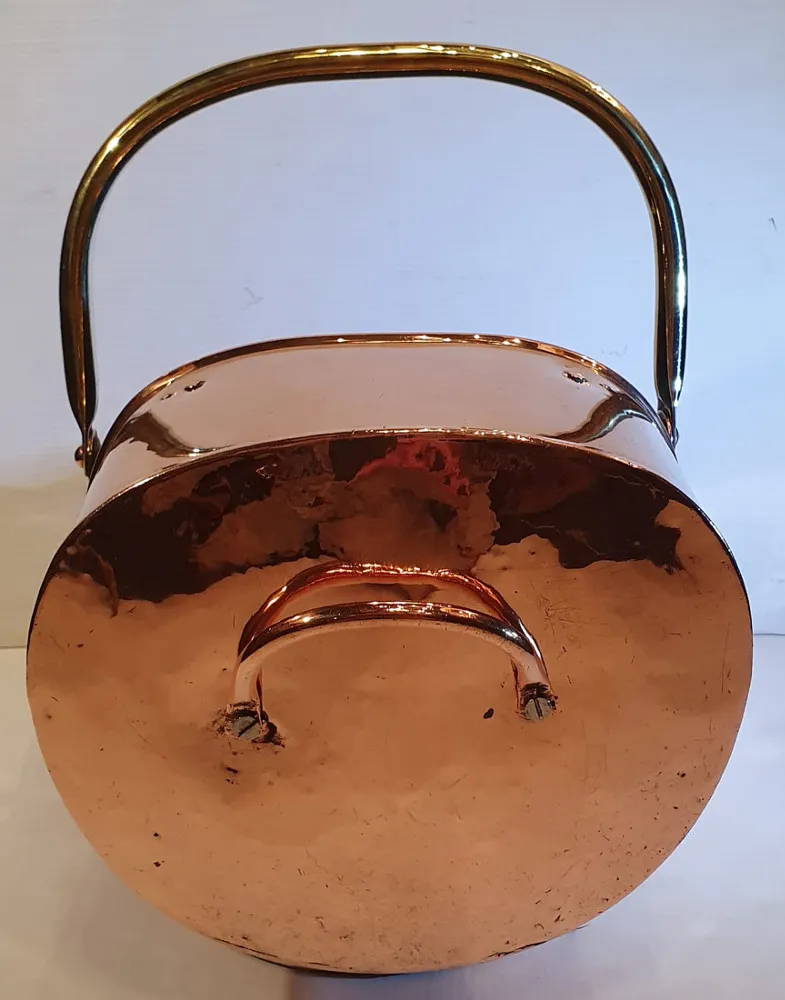 19th Century Copper Coal Scuttle 