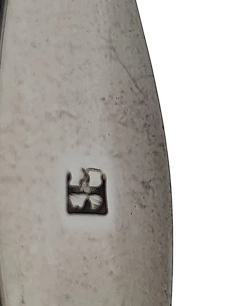 Early 19th Century George III Sterling Silver Sugar Tongs