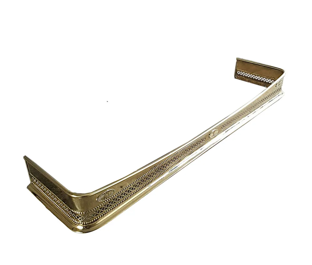 A Fine 19th Century Polished Brass Fender